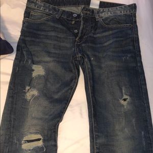 H&M jeans. Low slim waist.